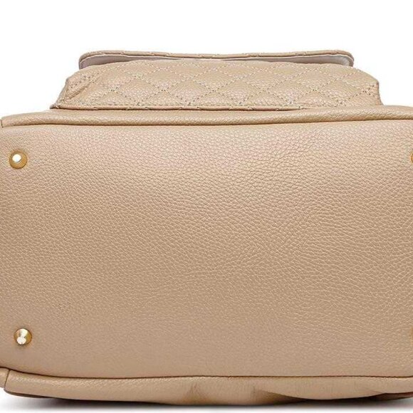 Luli Bebe- Monaco Diaper Bag-Latte Brown - Picture 4 of 14